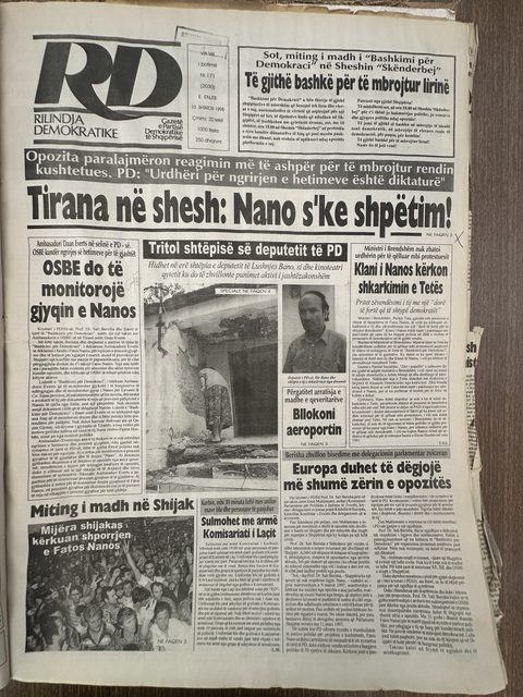 Rilindja Demokratike 1998-09-10